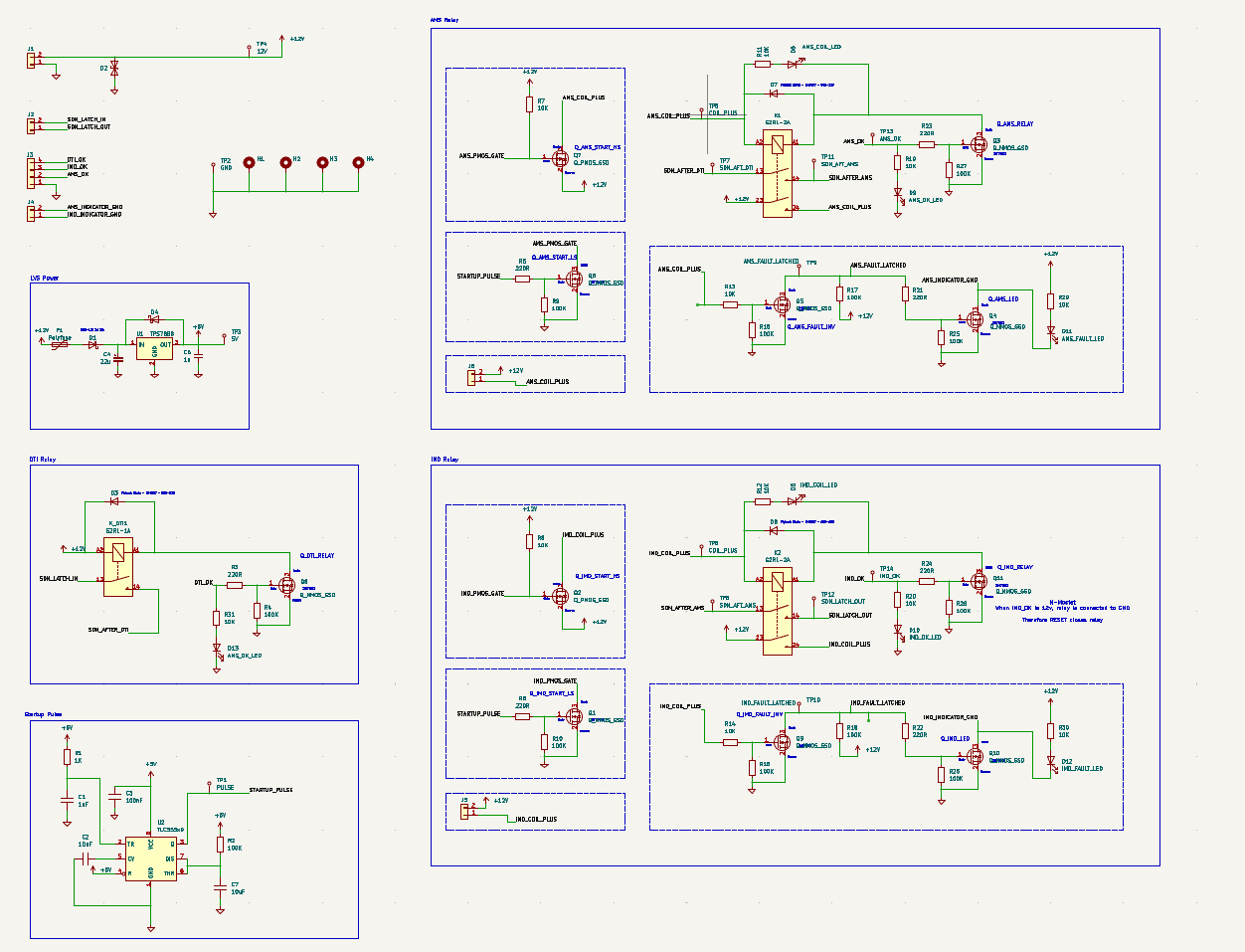 Latching board schematic